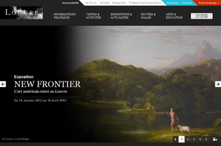Le nouveau site Internet du musée du Louvre 1