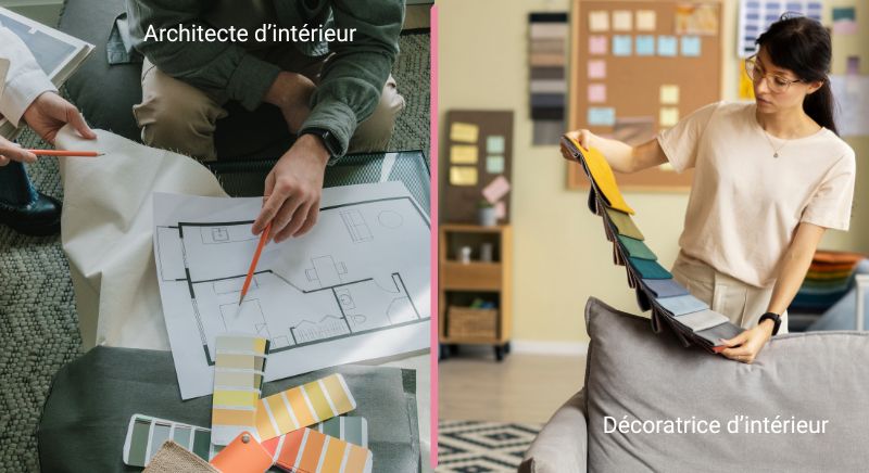 decorateur vs architecte int�rieur
