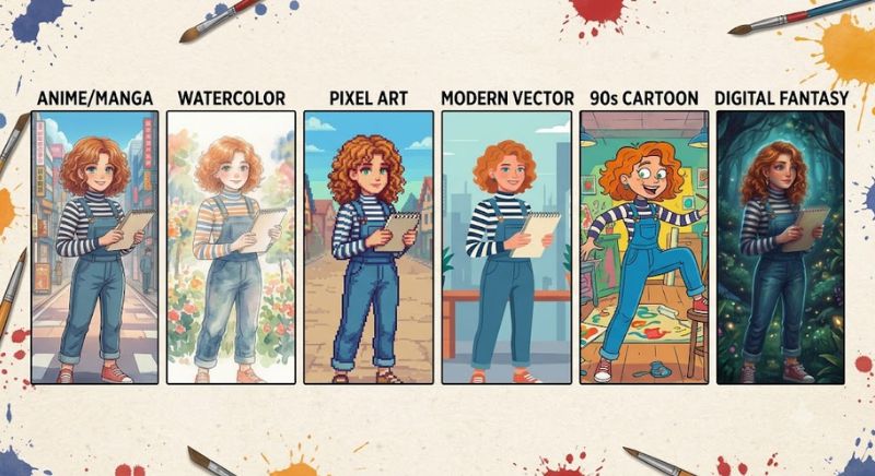 les styles d'illustration