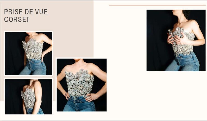 prise de vue corset