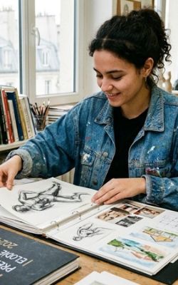 portfolio pr�pa artistique