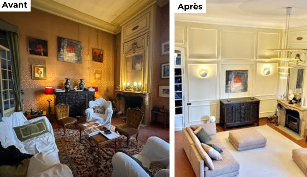 Projet de décoration réalisé par Annie