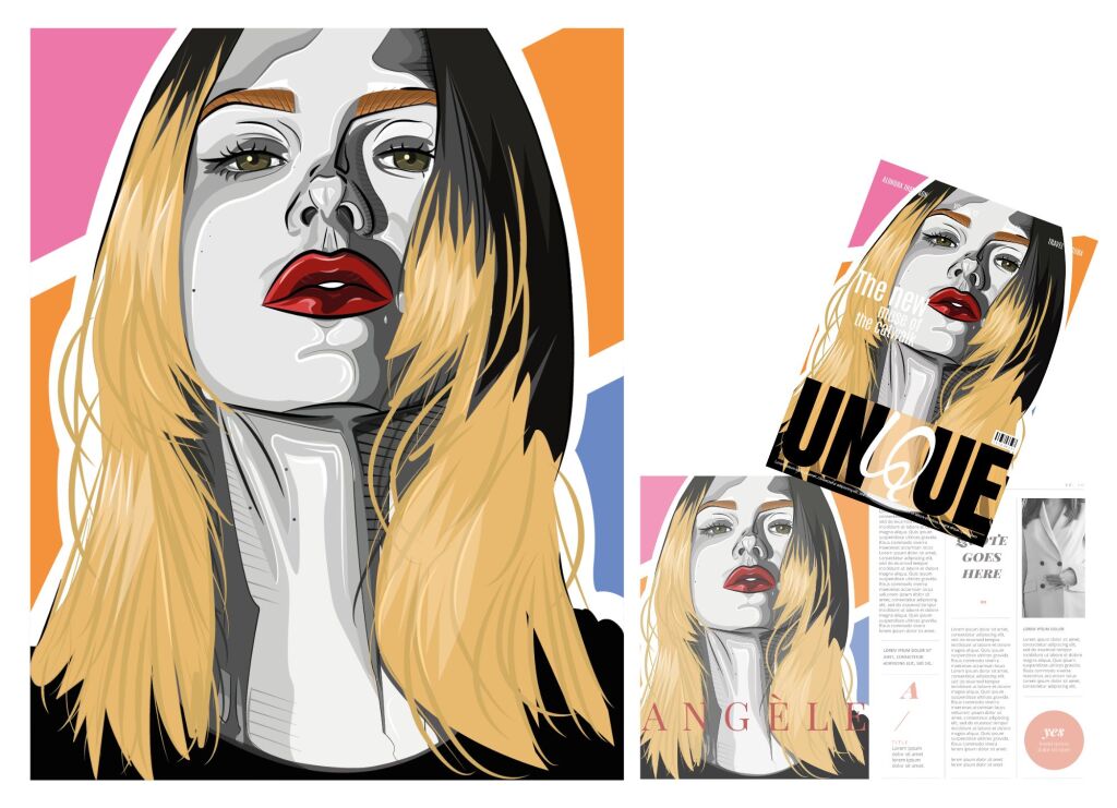 Devoir en illustration, réalisé par Julie