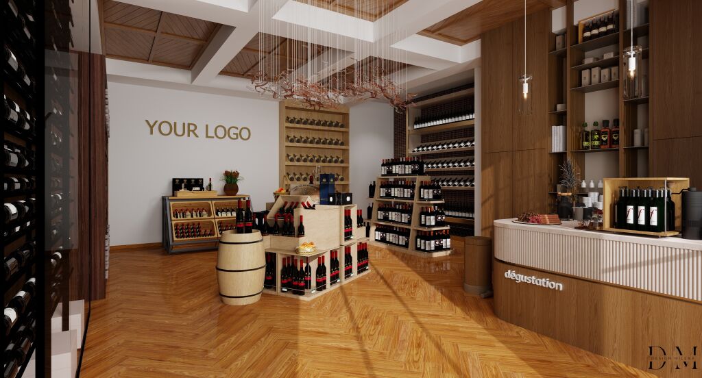 3D d'un projet de caviste