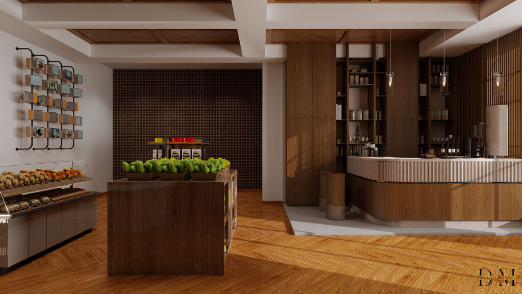 3D d'un projet d'épicerie