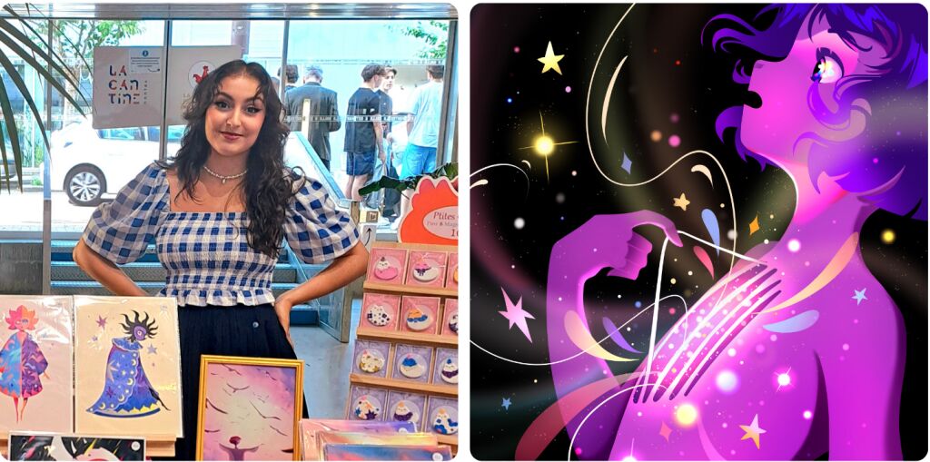 Margot Bessonnet, illustratrice et ancienne �l�ve � l'edaa