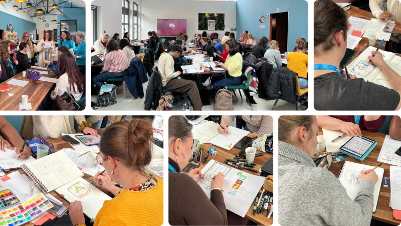 Photos des �l�ves edaa au workshop