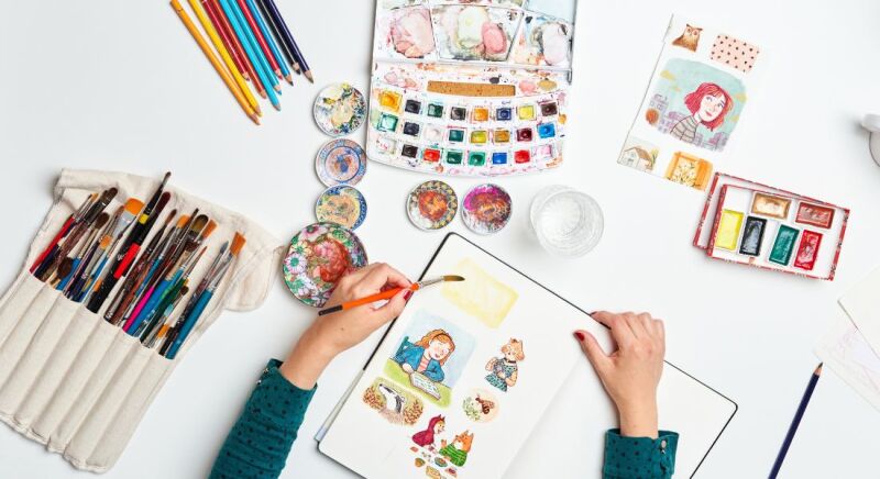 métier illustratrice pour enfants