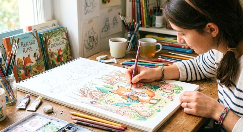 illustratrice pour enfants