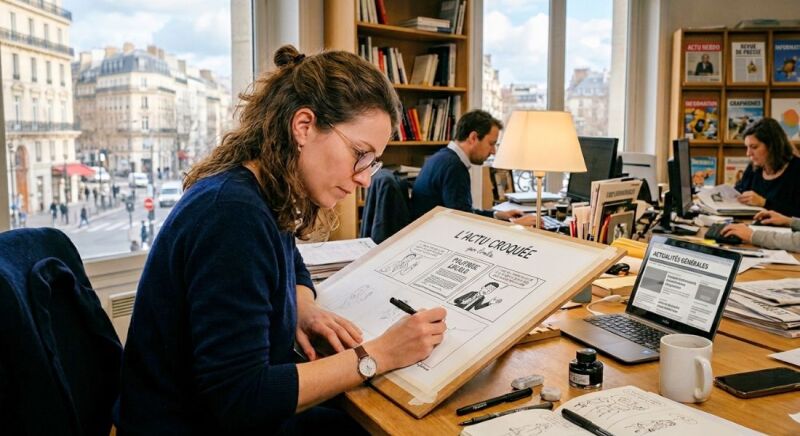 Devenir illustrateur de presse