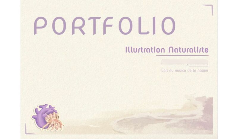 portfolio illustration naturaliste
