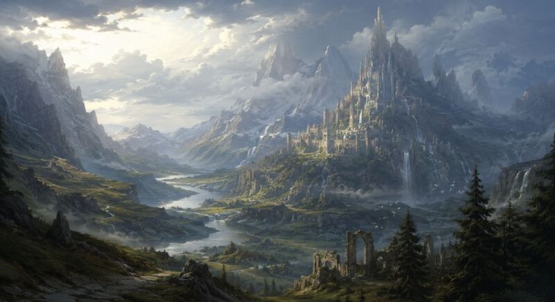 illustration matte painting