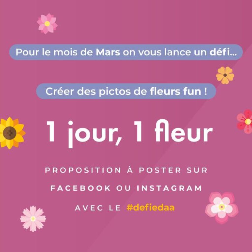 Défi en graphisme 1 jour 1 fleur