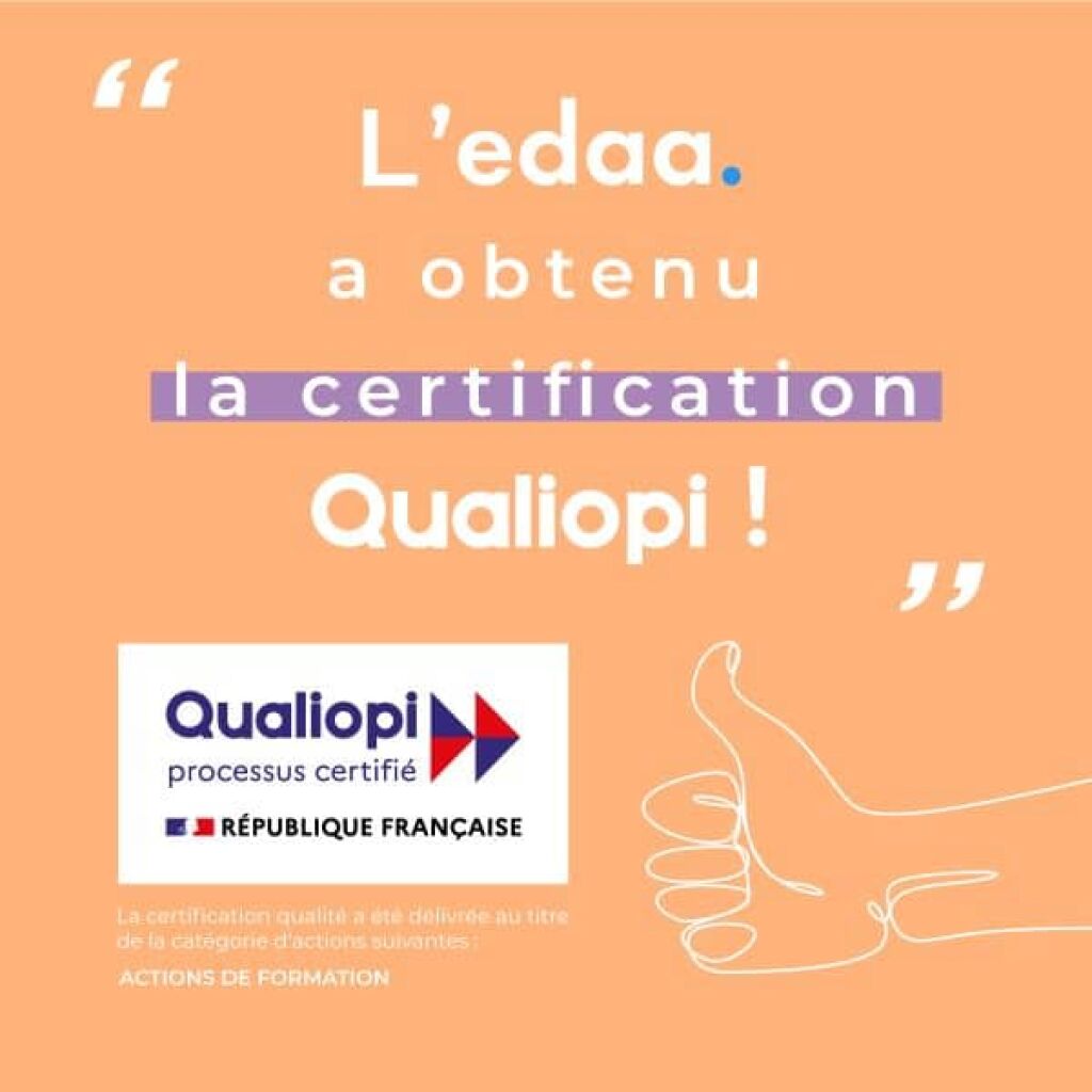 Certification Qualiopi pour EDAA