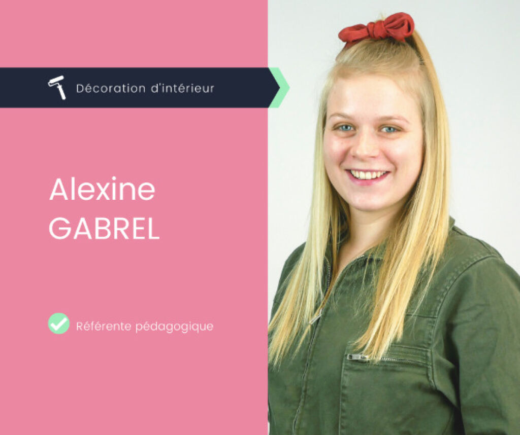 Alexine référente pédagogique formation déco