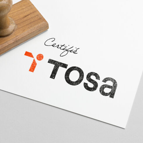 Certification TOSA InDesign