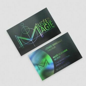 Cartes de visite cres par Cyrielle pour un exercice